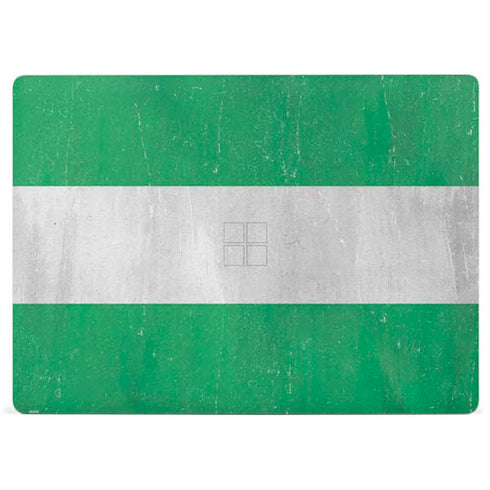 Nigeria Flag Distressed Surface Laptop 3 13.5in Skin